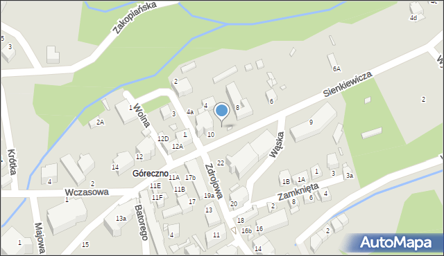 Świeradów-Zdrój, Zdrojowa, 19h, mapa Świeradów-Zdrój