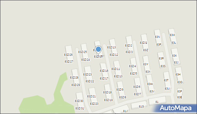 Warszawa, Zdziarska, 83Z/15, mapa Warszawy