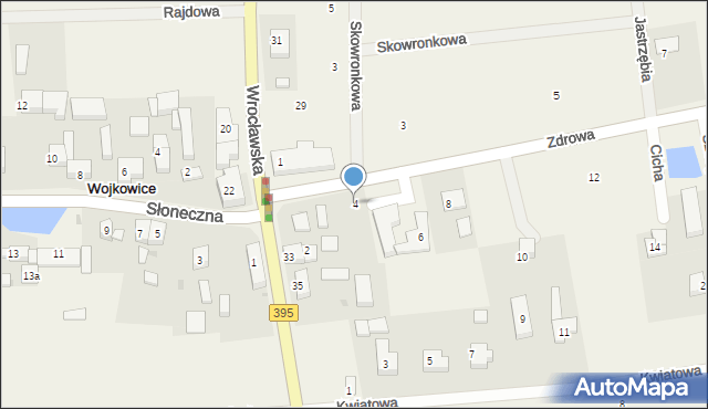 Wojkowice, Zdrowa, 4, mapa Wojkowice