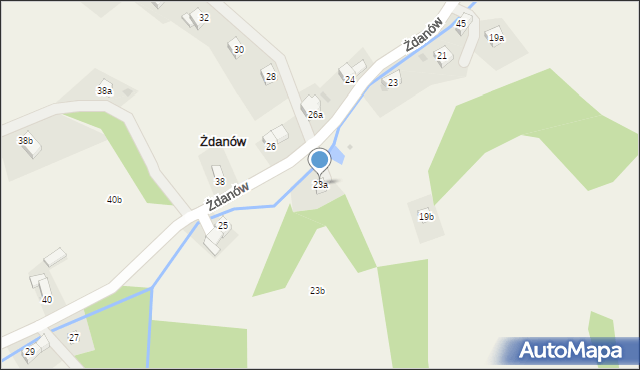 Żdanów, Żdanów, 23a, mapa Żdanów