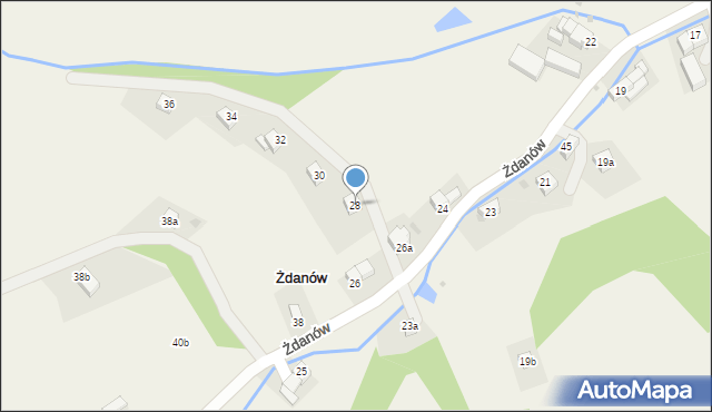 Żdanów, Żdanów, 28, mapa Żdanów