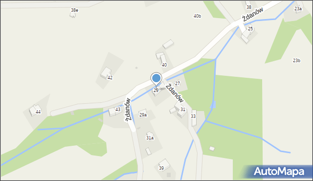 Żdanów, Żdanów, 29, mapa Żdanów