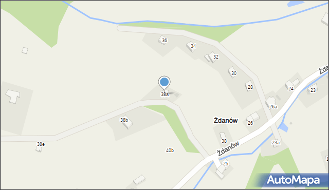 Żdanów, Żdanów, 38a, mapa Żdanów