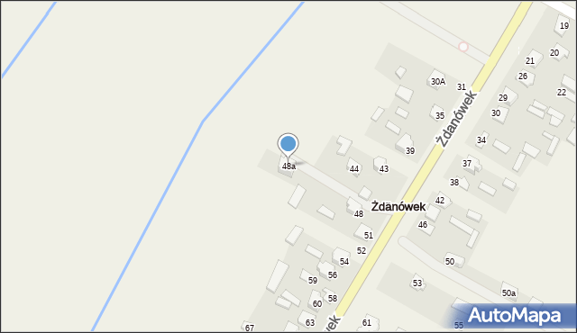 Żdanówek, Żdanówek, 48a, mapa Żdanówek