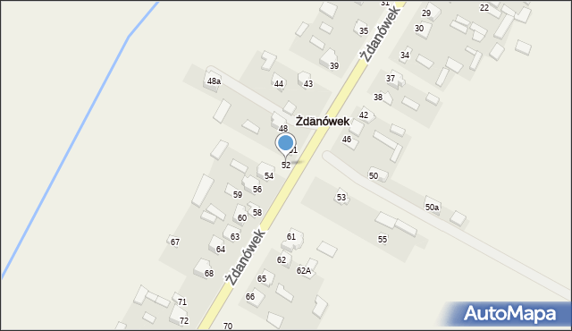 Żdanówek, Żdanówek, 52, mapa Żdanówek