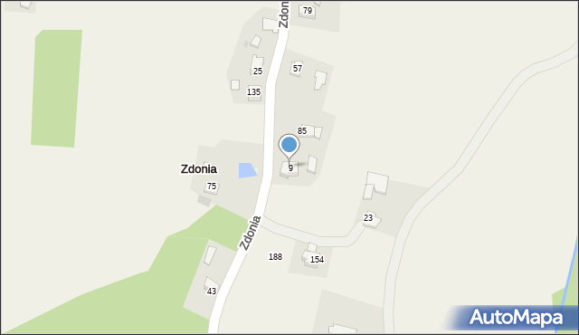Zdonia, Zdonia, 9, mapa Zdonia