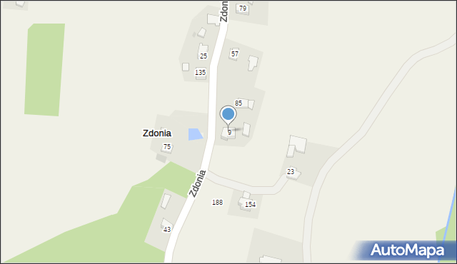 Zdonia, Zdonia, 9, mapa Zdonia