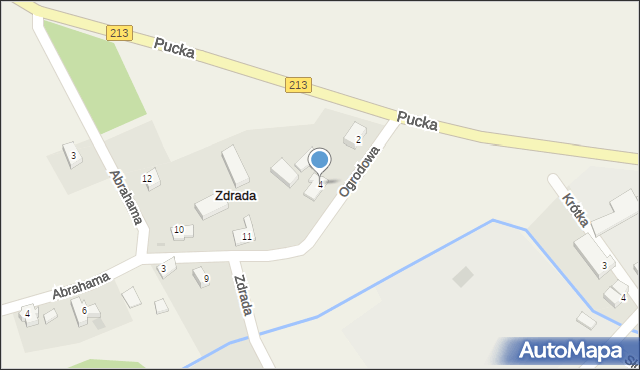 Zdrada, Zdrada, 10, mapa Zdrada