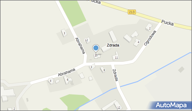 Zdrada, Zdrada, 12, mapa Zdrada