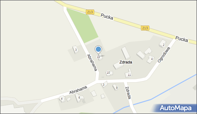 Zdrada, Zdrada, 12A, mapa Zdrada