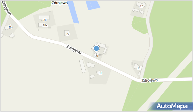 Zdrojewo, Zdrojewo, 30, mapa Zdrojewo