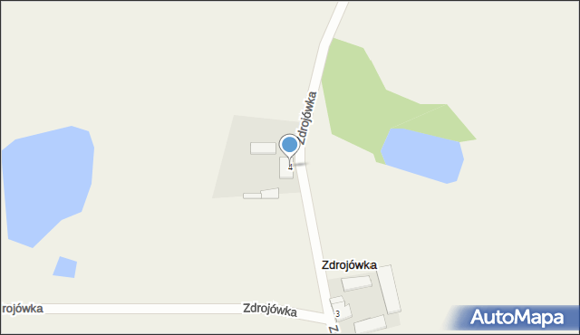 Zdrojówka, Zdrojówka, 4, mapa Zdrojówka