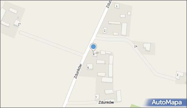 Zdunków, Zdunków, 4, mapa Zdunków