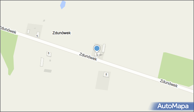 Zdunówek, Zdunówek, 7, mapa Zdunówek