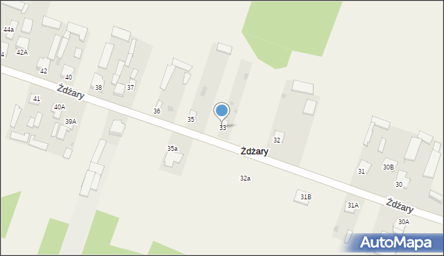 Żdżary, Żdżary, 33, mapa Żdżary