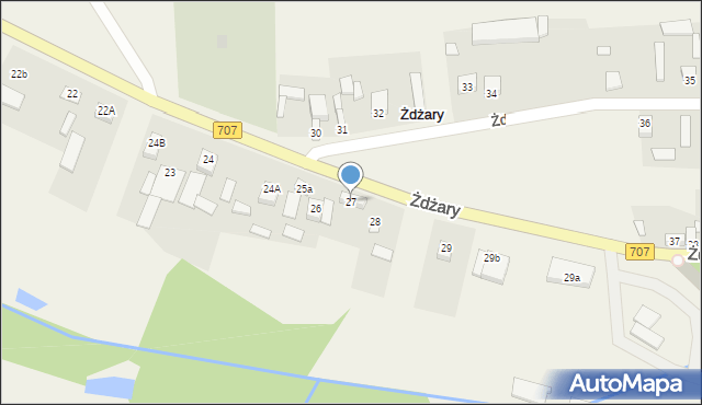 Żdżary, Żdżary, 27, mapa Żdżary