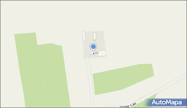 Zdziar-Las, Zdziar-Las, 6, mapa Zdziar-Las