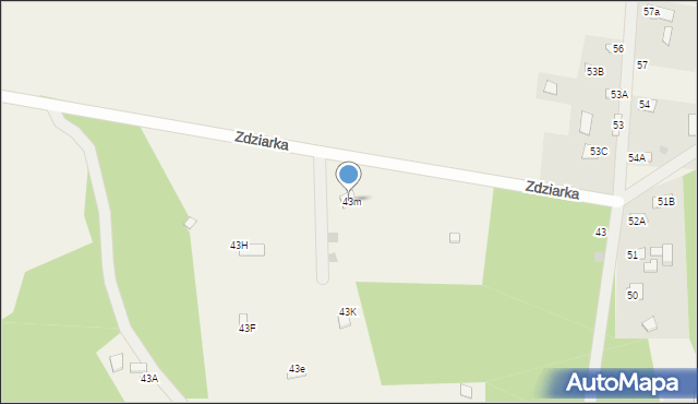 Zdziarka, Zdziarka, 43m, mapa Zdziarka