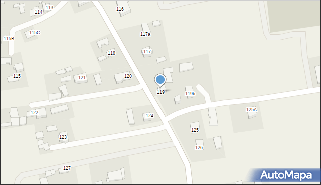 Zdziarzec, Zdziarzec, 119, mapa Zdziarzec