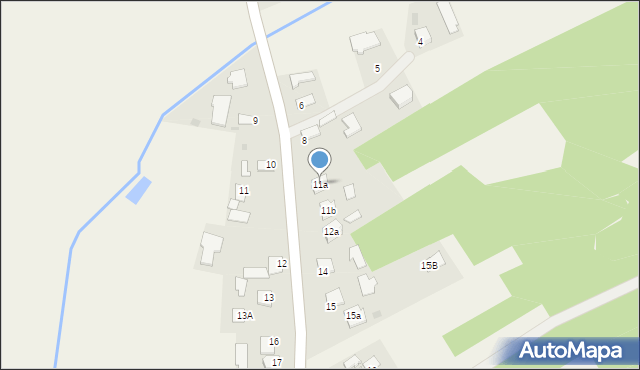 Zdziarzec, Zdziarzec, 11a, mapa Zdziarzec