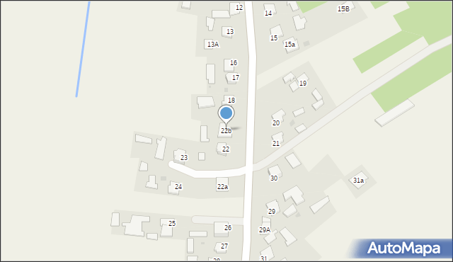 Zdziarzec, Zdziarzec, 22b, mapa Zdziarzec