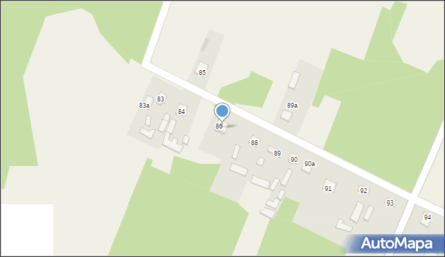 Zdziechów, Zdziechów, 87, mapa Zdziechów