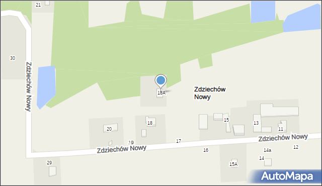 Zdziechów Nowy, Zdziechów Nowy, 18A, mapa Zdziechów Nowy