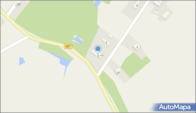 Zdziechowice, Zdziechowice, 1, mapa Zdziechowice