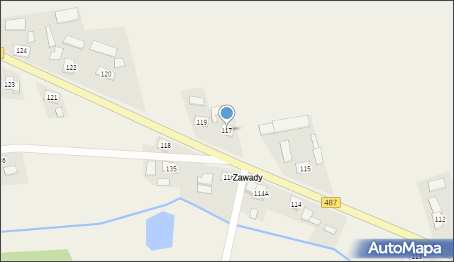 Zdziechowice, Zdziechowice, 117, mapa Zdziechowice