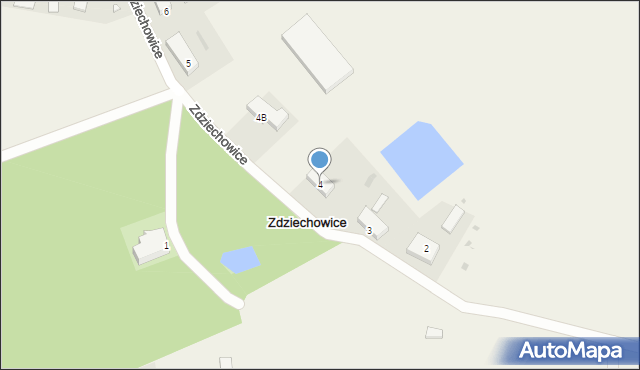 Zdziechowice, Zdziechowice, 4, mapa Zdziechowice