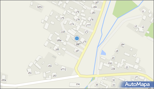 Zdziechowice Drugie, Zdziechowice Drugie, 168, mapa Zdziechowice Drugie