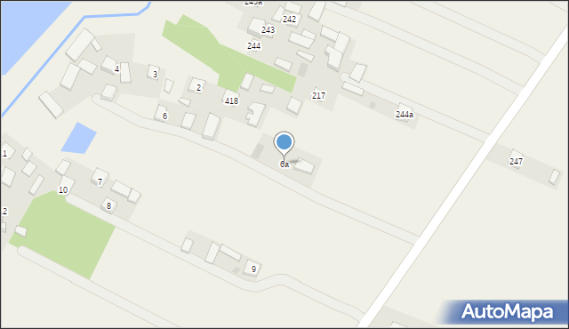 Zdziechowice Drugie, Zdziechowice Drugie, 6a, mapa Zdziechowice Drugie