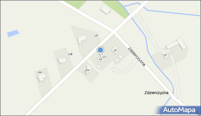 Zdzierczyzna, Zdzierczyzna, 15B, mapa Zdzierczyzna