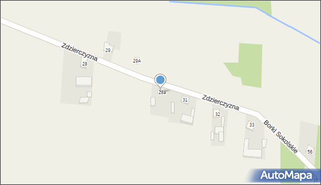 Zdzierczyzna, Zdzierczyzna, 30, mapa Zdzierczyzna