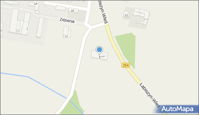 Zdziersk, Zdziersk, 3, mapa Zdziersk