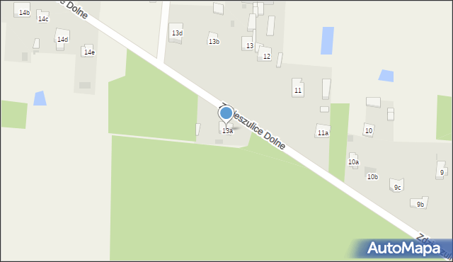 Zdzieszulice Dolne, Zdzieszulice Dolne, 13a, mapa Zdzieszulice Dolne