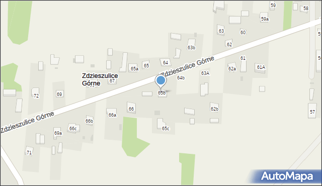 Zdzieszulice Górne, Zdzieszulice Górne, 65b, mapa Zdzieszulice Górne