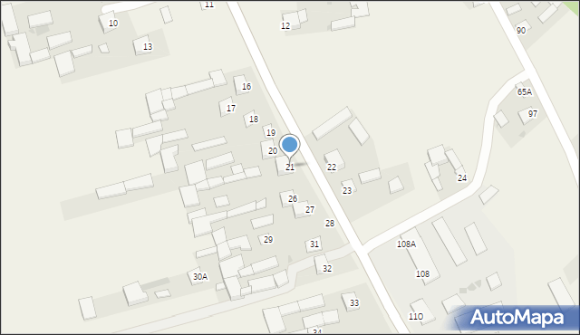 Zdziłowice, Zdziłowice Drugie, 21, mapa Zdziłowice