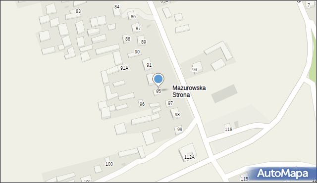 Zdziłowice, Zdziłowice Drugie, 95, mapa Zdziłowice