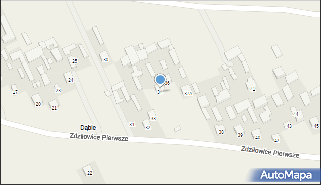 Zdziłowice, Zdziłowice Pierwsze, 34, mapa Zdziłowice