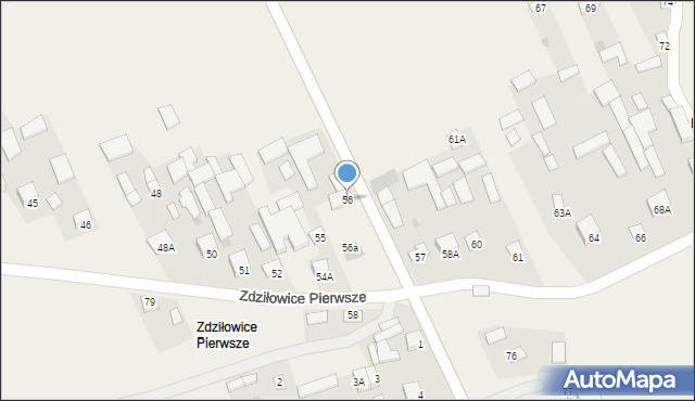 Zdziłowice, Zdziłowice Pierwsze, 56, mapa Zdziłowice