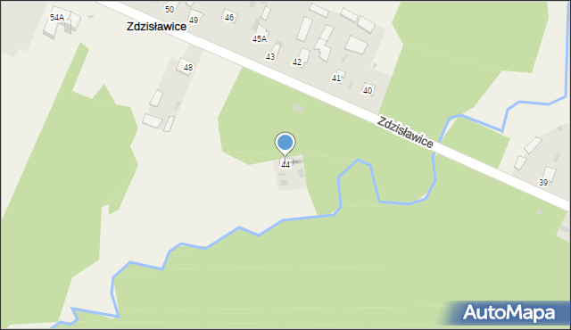 Zdzisławice, Zdzisławice, 44, mapa Zdzisławice