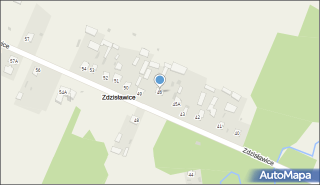 Zdzisławice, Zdzisławice, 46, mapa Zdzisławice