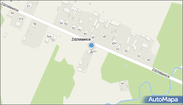 Zdzisławice, Zdzisławice, 48, mapa Zdzisławice