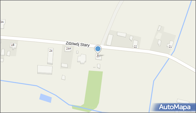 Zdziwój Nowy, Zdziwój Nowy, 23, mapa Zdziwój Nowy