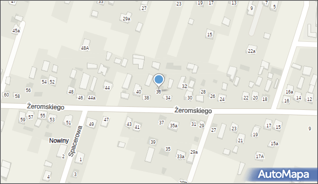 Bilcza, Żeromskiego Stefana, 36, mapa Bilcza