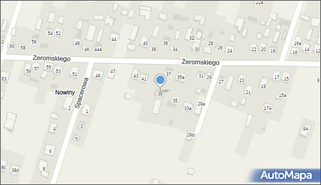 Bilcza, Żeromskiego Stefana, 39, mapa Bilcza