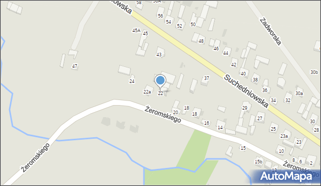 Bodzentyn, Żeromskiego Stefana, 22, mapa Bodzentyn