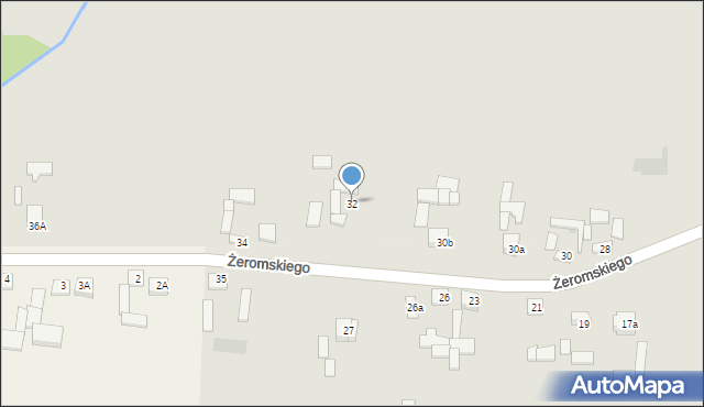 Bodzentyn, Żeromskiego Stefana, 32, mapa Bodzentyn