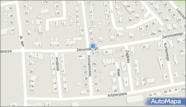 Bolesławiec, Żeromskiego Stefana, 6, mapa Bolesławca